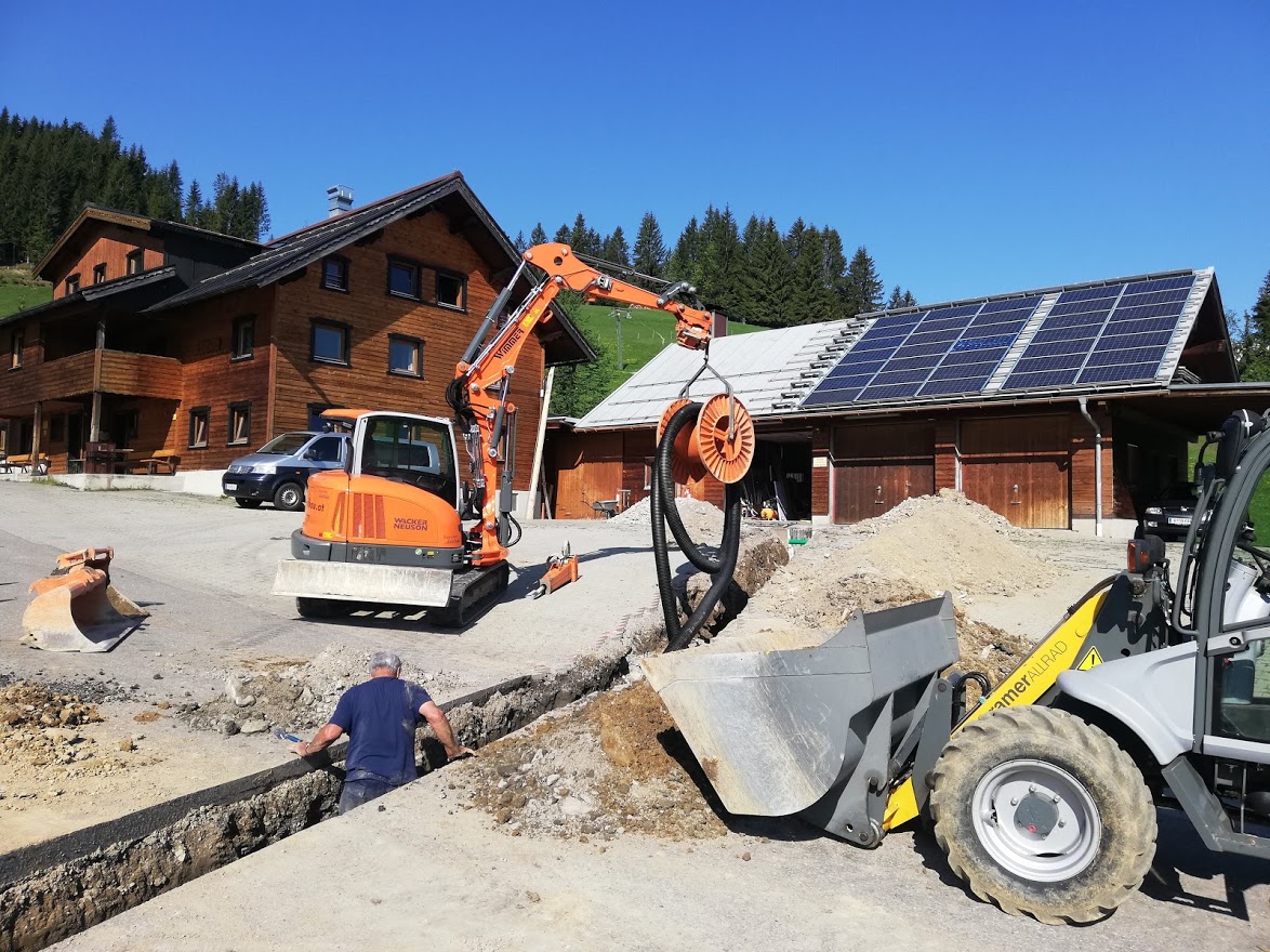  Verlegung von Fernwärmeleitung 